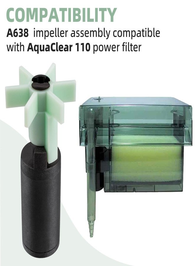 Ximoon A638 Aquarium Magnetic Impeller Compatible with Aquaclear 110 Power Filter HGA620 Replacement Fish Aquarium Filter Part - Image 3